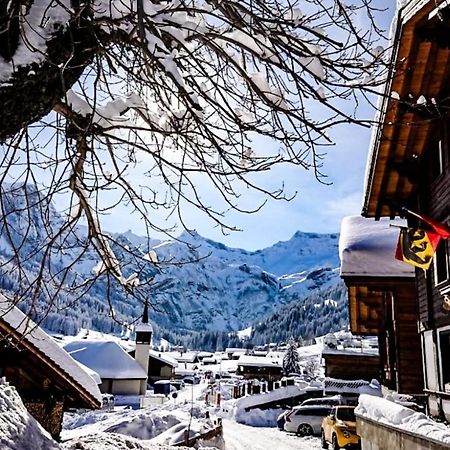 Pension Sonne Adelboden Bagian luar foto