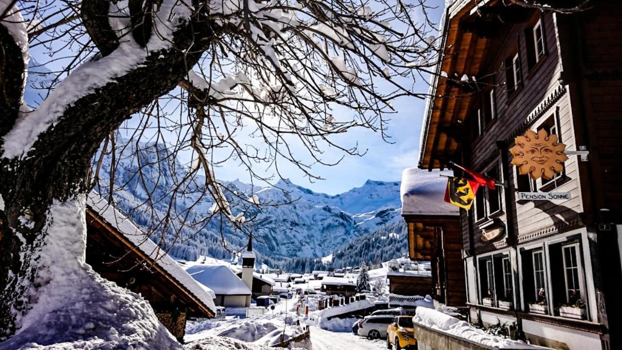 Pension Sonne Adelboden Bagian luar foto